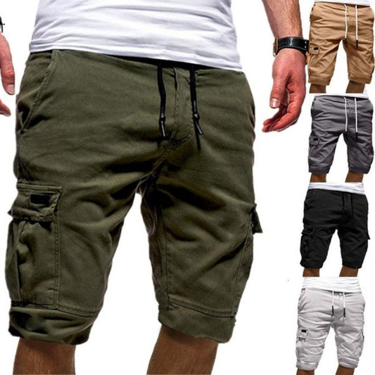 Men Casual Jogger Sports Cargo Shorts Military Combat Workout Gym Trousers Summer Mens Clothing - Rhino Lifestyle