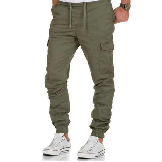 Explosive Style Tooling Multi-pocket Trousers Men's Woven Casual Pants Sports Trousers Men - Rhino Lifestyle